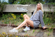 Ladda upp bild till gallerivisning, SWEATSUIT SHORT SET - GRAY
